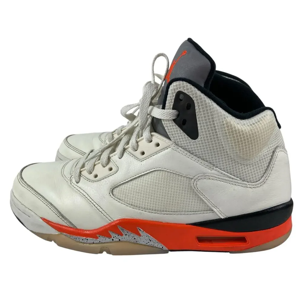Nike Air Jordan 5 Retro Shattered Backboard Sail Orange DC1060 100 Men's Sz 10